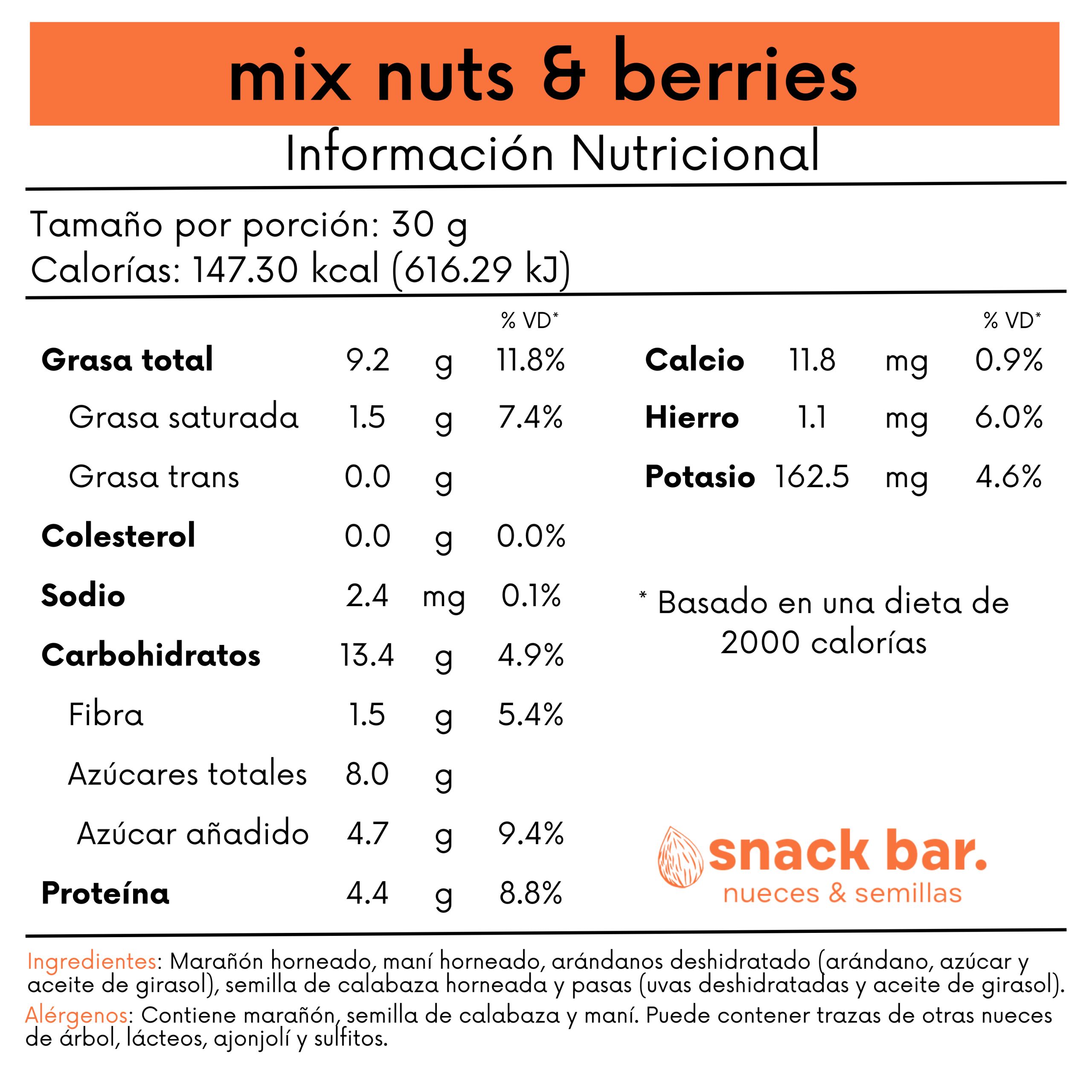 Mix Nuts And Berries 1kg - Imagen 4