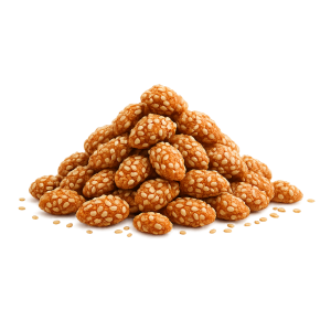 Almendras Caramelizadas con Ajonjolí 1kg
