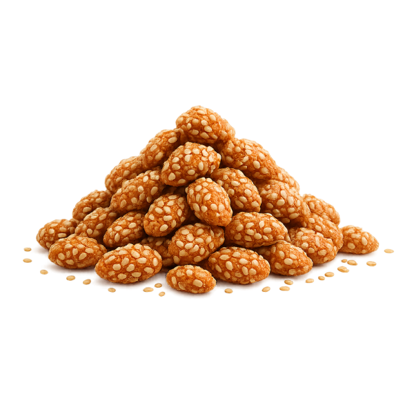 Almendras Caramelizadas con Ajonjolí 1kg