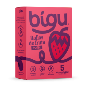 Rollos de Fresa Caja 5 unds