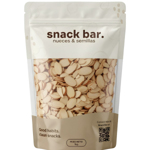 Almendra Fileteada Cruda Con Piel 1kg