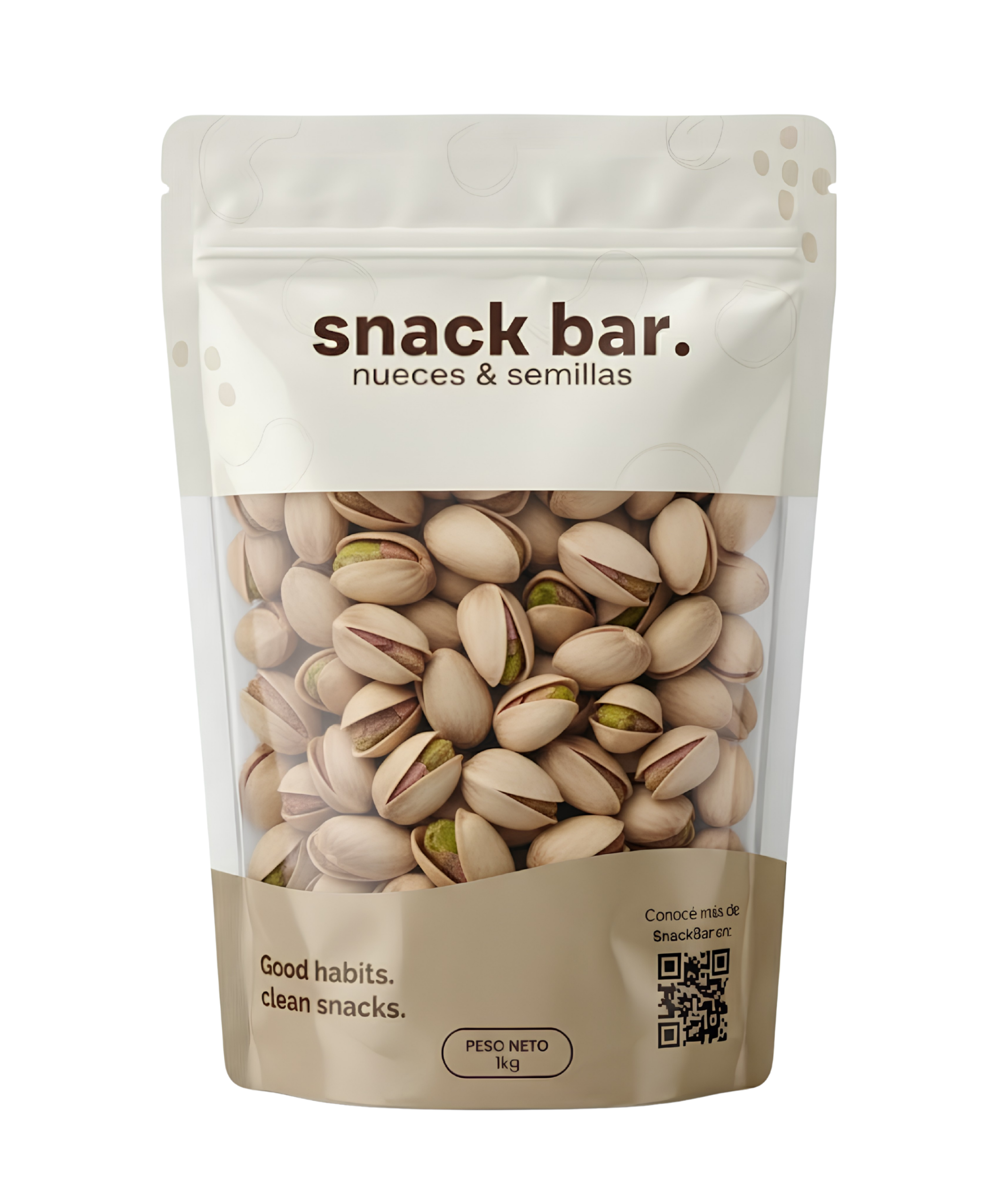 Pistachos Con Cáscara Y Sal 1kg