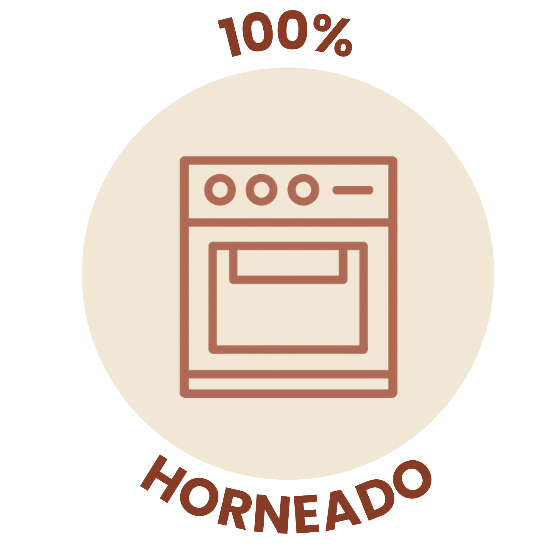 100% horneado