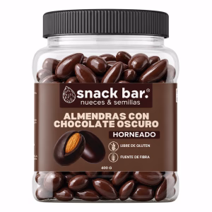 Almendras con Chocolate Oscuro Tarro 400g