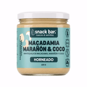 Mantequilla de Marañón, Macadamia y Coco 225g